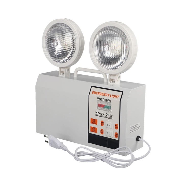 DF-EDL-M-05 220V Automatic Emergency Light Double Head Rechargeable LED Safety Exit Light